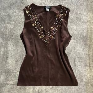 Michelle Antonelli Y2k Sequin Tank Top